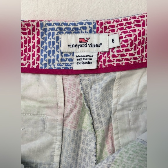 Vinyard Vines Women’s Shorts Size 8 Daybreak Patchwork 3” inseam EUC - Picture 4 of 6